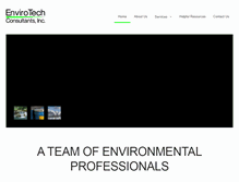 Tablet Screenshot of envirotechteam.com